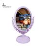 Cosmetic Mirror Functional Durable Desk Type Antique Vintage European Style Desktop Makeup Mirror for Makeup