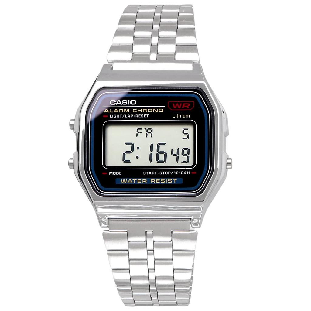 CASIO Casio STANDARD дешевые часы Casio Chipkashi унисекс цифровые серебристые мужские женские A159W-N1 [Товар]