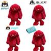 Плюшевая игрушка Jellycat Красный Заяц Бонни с коротким мехом для детей и коллекционеров