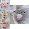 Cat Lovely Grey Plush Doll Biscuit Donut Soft And Cuddly Perfect For Decor Home