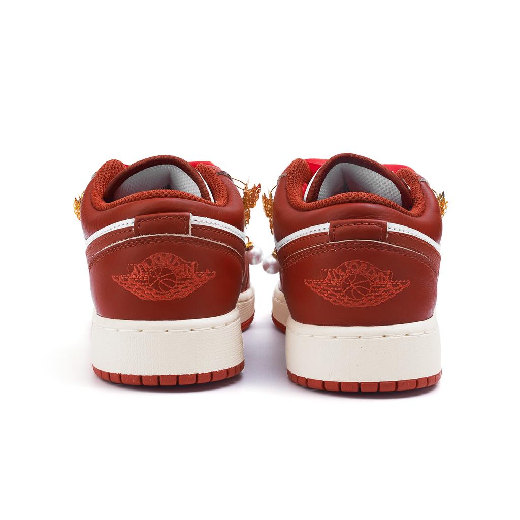 Jordan Air Jordan 1 Low Винтажные Баскетбольные Кроссовки Женские Красные FJ3465-160(Team676-SBOX)