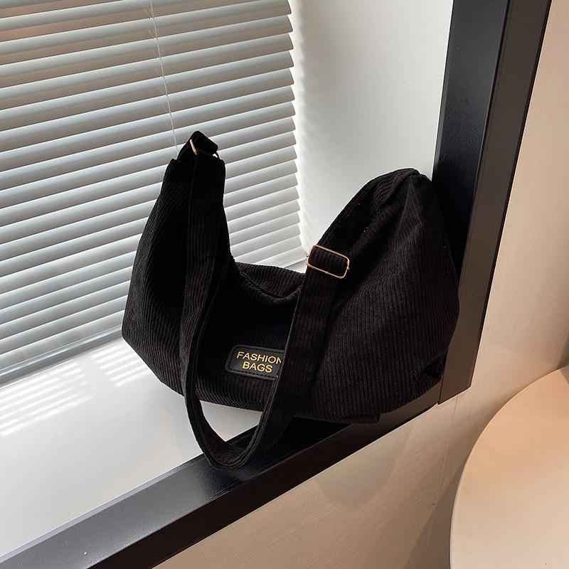 Женская сумка Сумка через плечо Вельветовая сумка-пельмень Новая сумка на плечо Стильная и простая сумка Большая вместимость