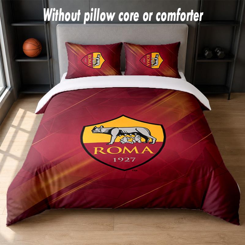 AS Roma Design Bed Bedding Set 1 Duvet Cover + 2 Pillowcases Soft Breathable Household Bed Linens
