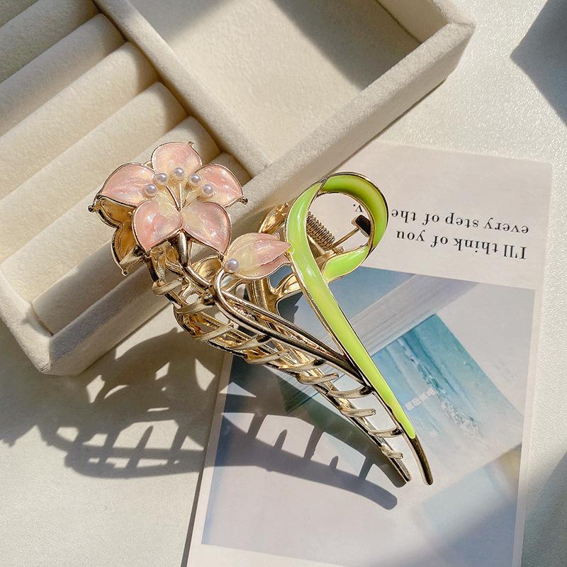 Цветочная заколка для волос Женская Элегантная Сладкая и Девичья Темперамент Аксессуары для волос для Женщин