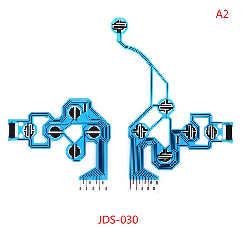 Для PS4 DS4 PRO Slim Controller Проводящая пленка Синяя пленка JDS 050 040 030 010 Ручка Кабель Кнопка Пленка