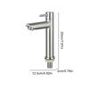 Stainless Steel Bathroom Counter Basin Faucet Single Handle Sink Water Tap Basin Sink Tap Kitchen Bathroom Accessories