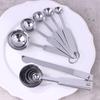 5/6 шт. Мерные ложки Штабелируемый набор кухонных мерных ложек Набор мерных ложек из нержавеющей стали Кухонный инструмент для выпечки
