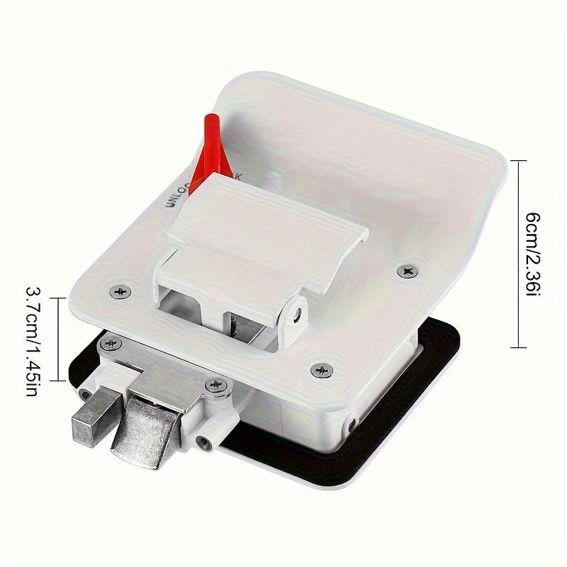 RV Door Lock Replacement Upgraded RV Door Latch with Paddle Deadbolt 4 Keys Camper Door Lock for Travel Trailers