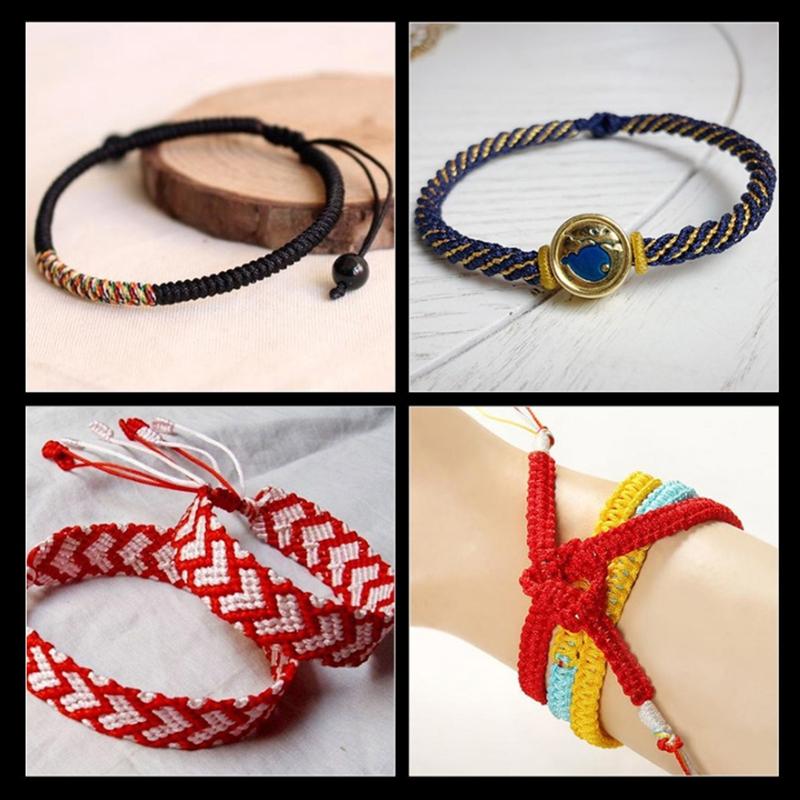 Wood Paracord Jig, Adjustable Length Paracord Jig Bracelet Maker Diy Hand Knitting Bracelets Necklaces