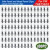 100PC For VW Transporter T4 T5 T6 Volkswagen Caravelle Multivan Longer Long Trim Panel Clips Carpet Lining Plastic Retainer Fasteners Fixing Buckles