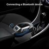 Автомобильный Bluetooth-совместимый беспроводной адаптер громкой связи с музыкальным радиоприемником и MP3-плеером