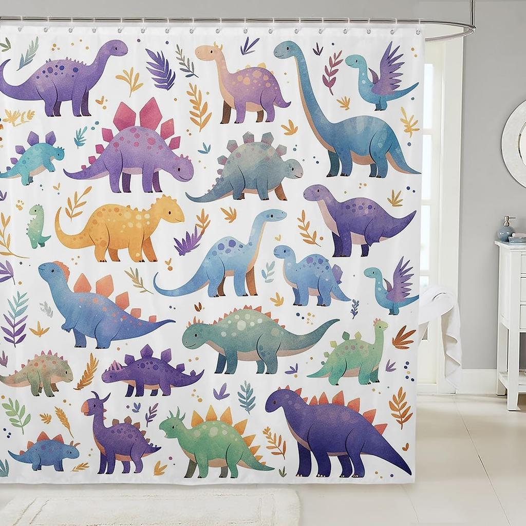 Lighthouse Shower Curtain Lobster Shower Curtain Sets for Teens Young Palm Trees Nautical Sailboat Bathroom Curtains Cartoon