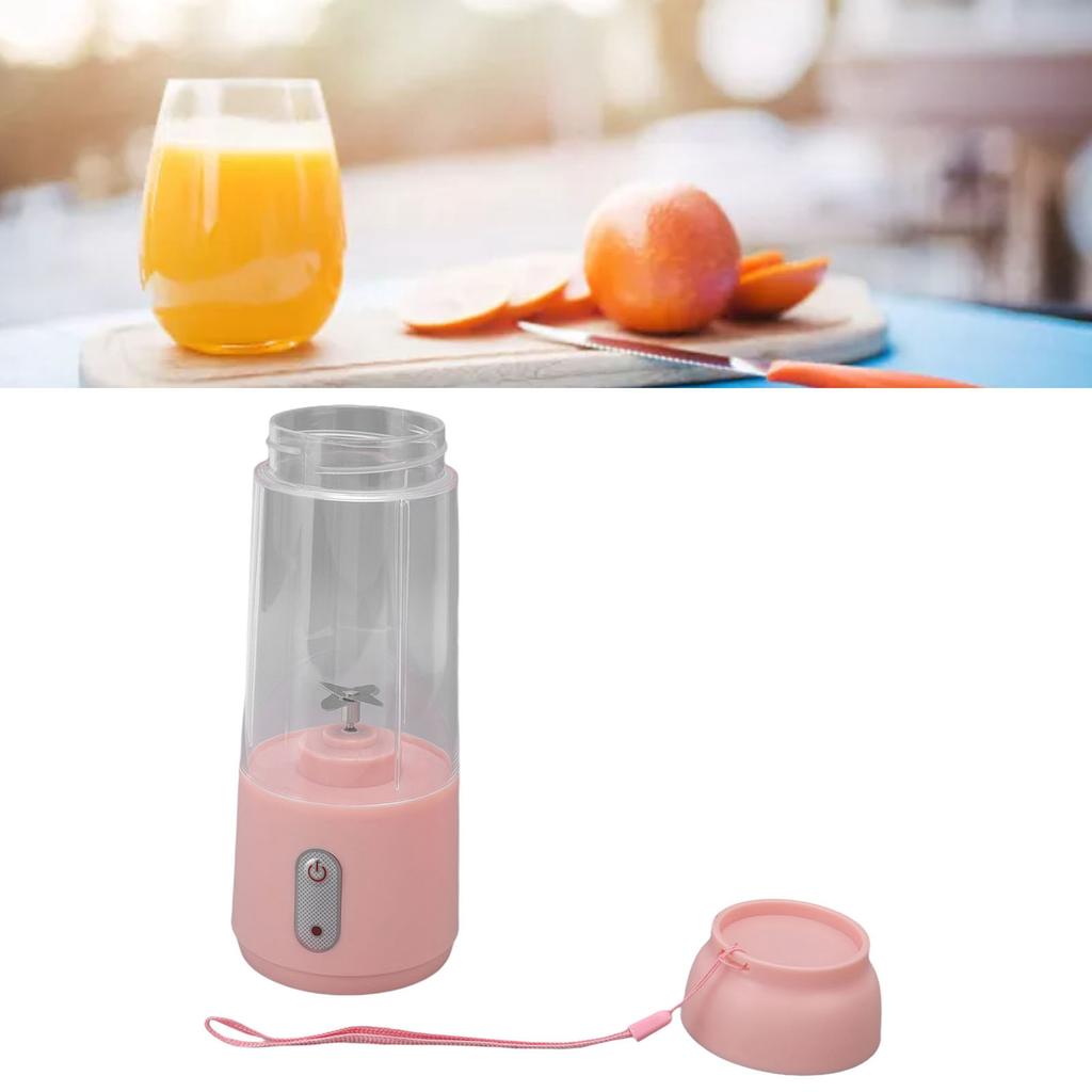 Personal Blender 300ML USB Charging Wireless Blender Portable Blender with Stainless Steel Blade for Shakes Smoothies