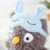 Owl Plush Pillow with Detachable Eye Masque Cute Owl Stuffed Animal Soft And Cuddly Owl Doll for Kids Home Decor Birthday Gifts