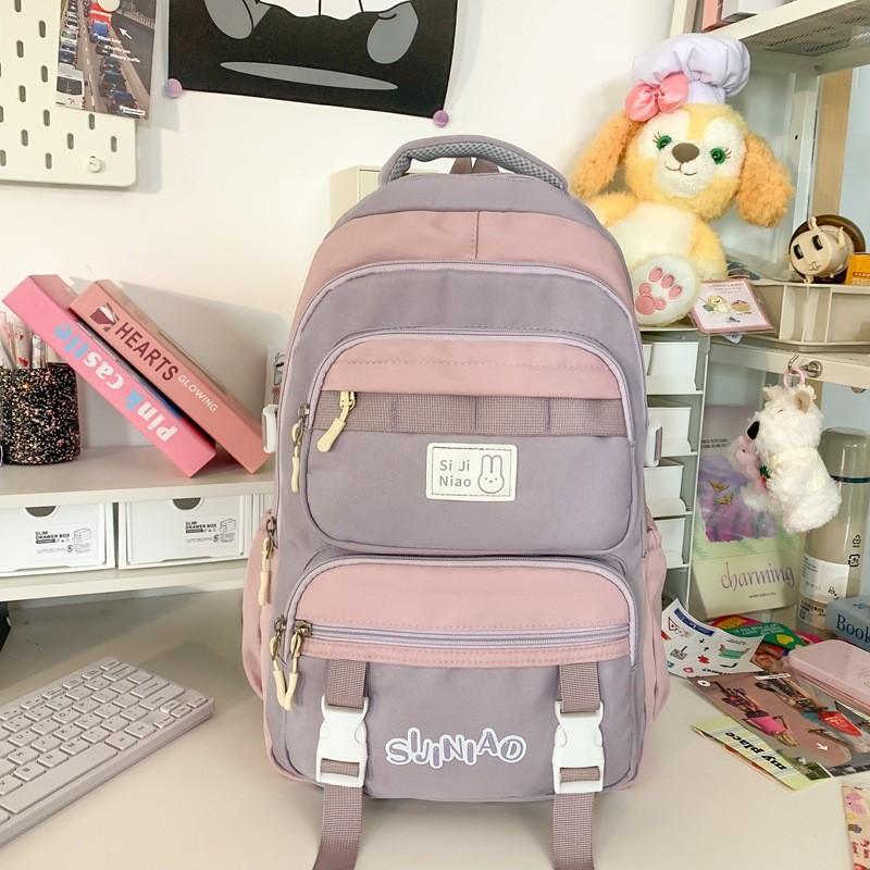 Рюкзак Узор Буква Большой Вместимости Сумка для Путешествий на Открытом Воздухе Школьный Рюкзак Студенческий