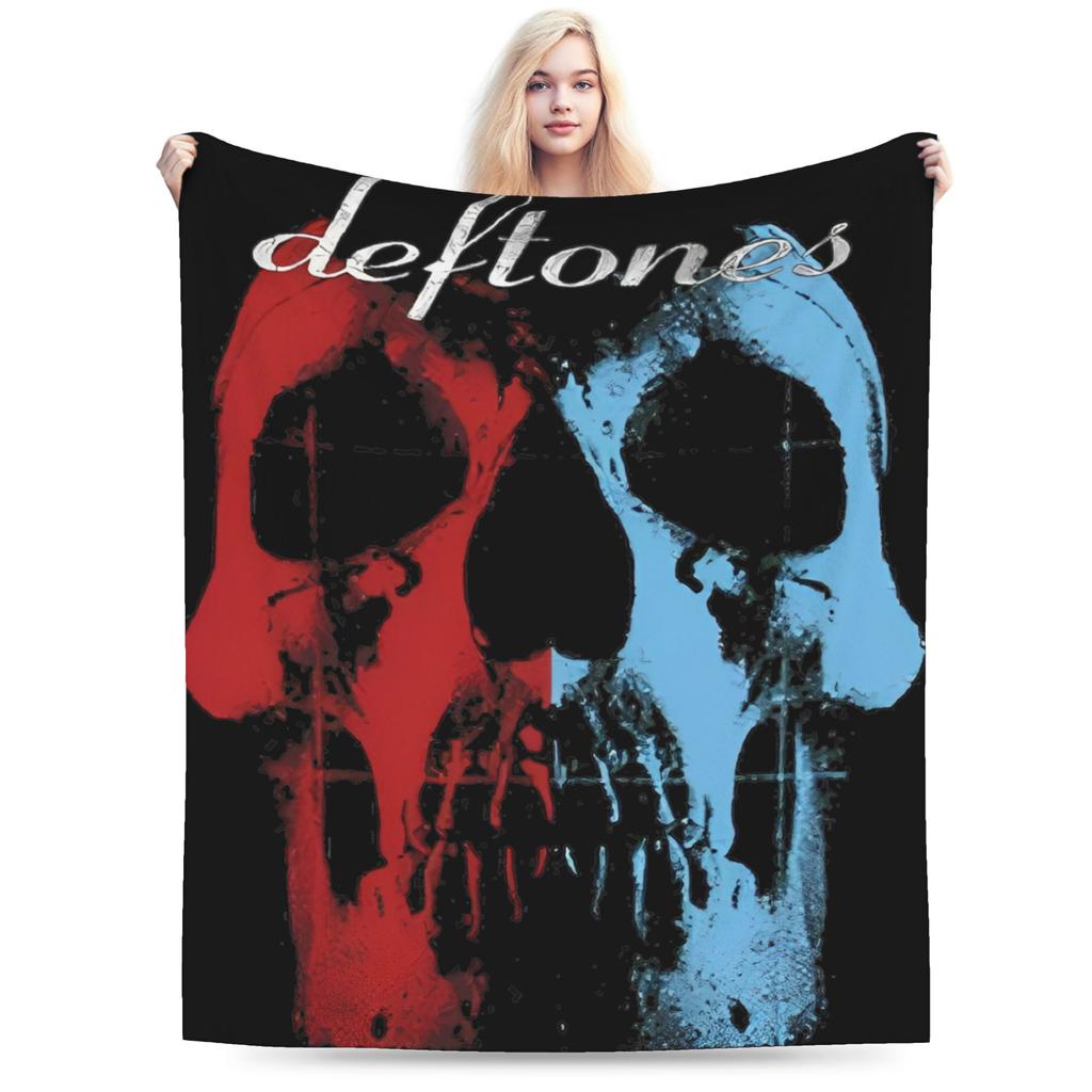Deftones White Pony Вещи Пледы Легкий Тонкий Бархат альтернативная метал-группа Плед Удобный Кусок Ковра