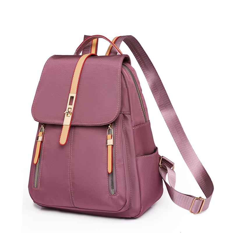 Lightweight Large Capacity Backpack for Women Oxford Cloth University Student Leisure Travel New Fashion