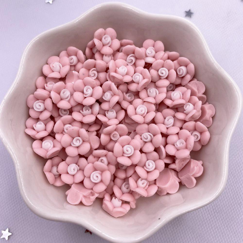 50 шт., смола, 10 мм, красочные 3D керамические цветы, плоская задняя часть, драгоценные камни для ногтей, камни, скрапбукинг, свадьба, сделай сам, аппликация, декор, принадлежности для рукоделия