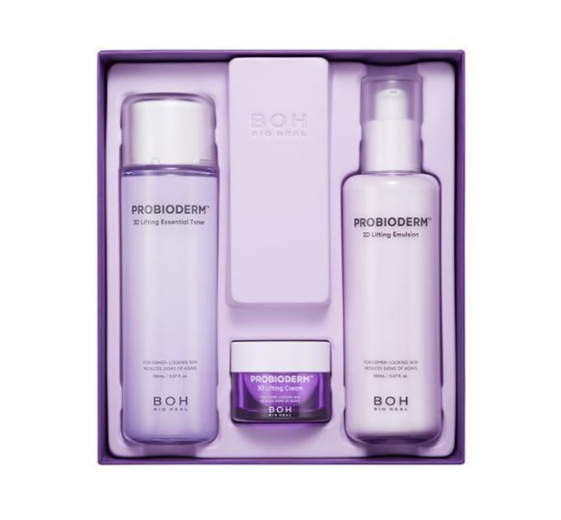 BIOHEAL BOH Probioderm 3D Lifting Skin Care 2P Special Set (Essential Toner 150mL+Emulsion 150mL) - Firming, Hydrating & Anti-Aging Set