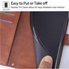 (Brown) Case for Motorola Moto G56 Credit Card Holder Wallet Cover Flip Folio Book Protective Pu Leather