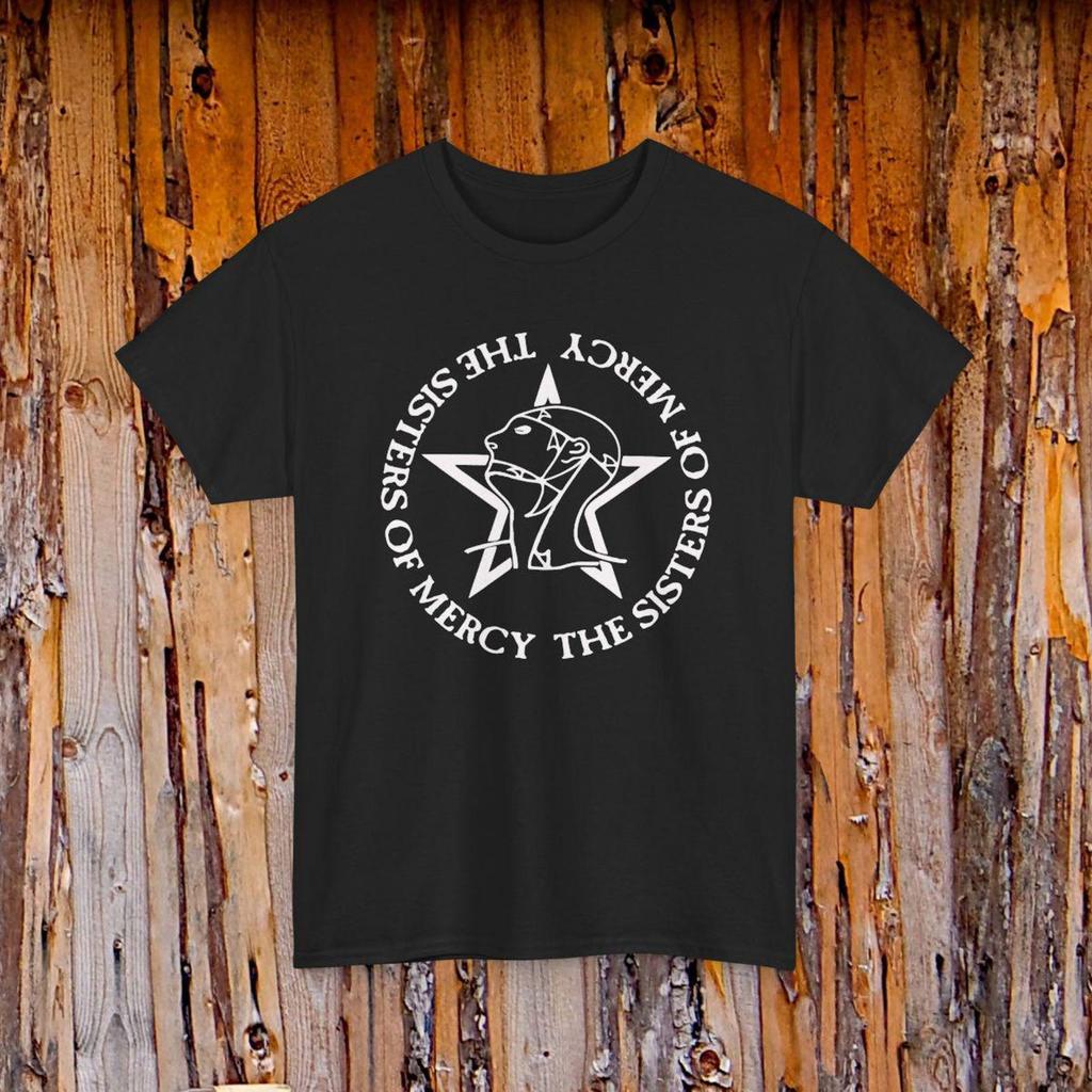 The Sisters of Mercy Band Logo T-Shirt | Gothic Rock Music Tee
