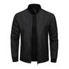Men Lightweight Coat Stylish Men's Stand Collar Jacket Zipper Closure Pockets Casual Spring Coat for Men Soft Fall