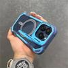 Ударопрочный защитный чехол Armor Stand для iPhone 16 15 14 13 12 11 Pro Max Plus для магнитного беспроводного зарядного чехла Magsafe