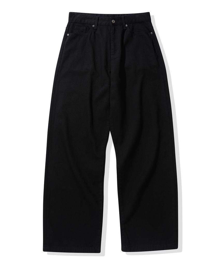 CGP Loose Straight Cotton Pants_Black