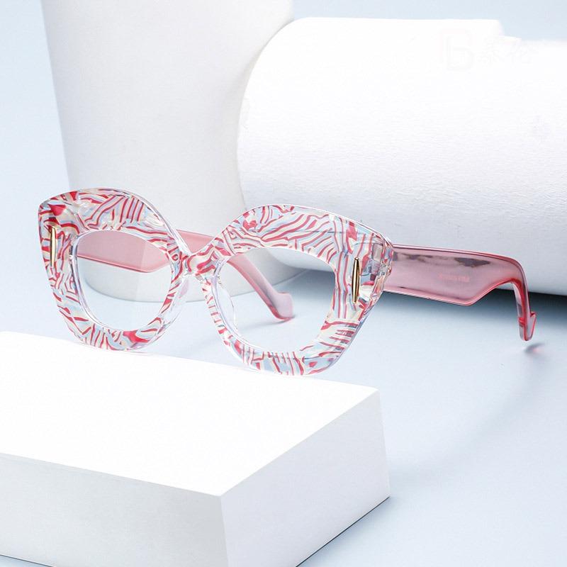 Новый дизайн женских очков против синего света, модные очки кошачий глаз с синим лучом для снижения напряжения глаз, декоративные очки