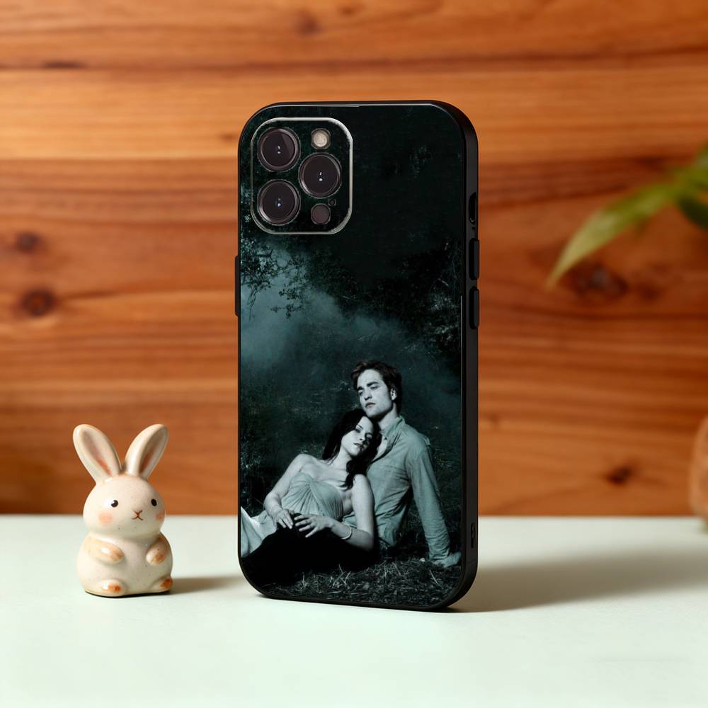Чехол для телефона серии T-Twilight для iPhone 17, 16, 15, 14, 13, 12 Plus, Pro Max, XS, 5G, мягкий силиконовый, черный