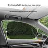 Car Front Easy Rear Window Shade Sunshade Install Mosquito-Proof Privacy Shield