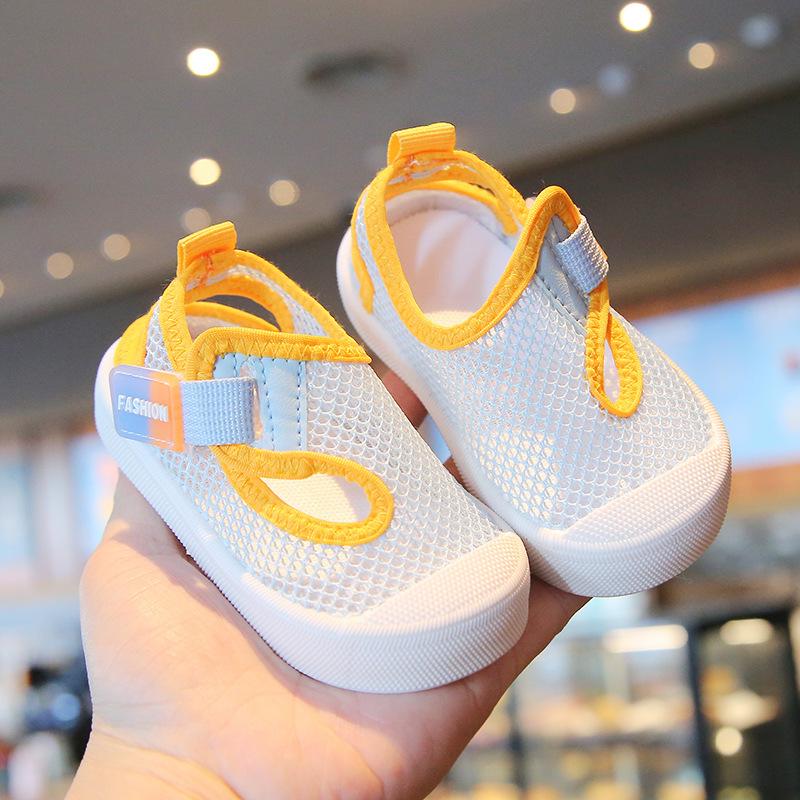 Kid Sandals Girl Shoe Boy Sandals Summer Walking Shoes Baby Anti Slip Soft Sole Baby Mesh Shoes Female Baby Shoe Casual Tennis