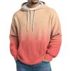 Men's Knit Hooded Sweatshirt Casual Long-Sleeve Sweatshirt