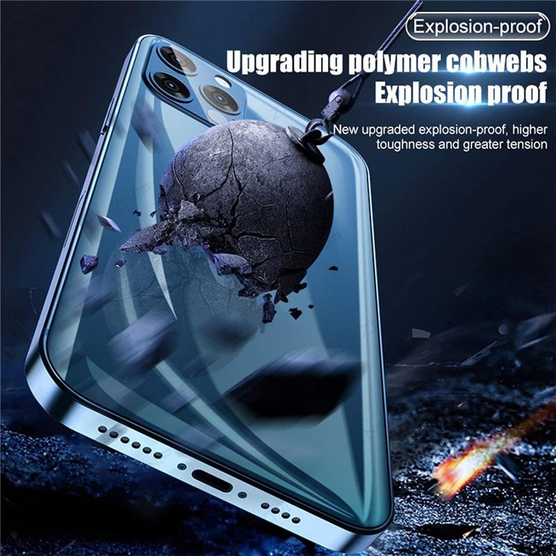 4 шт. полная защита для передней и задней панели для iPhone 15 13 12 11 14 Pro Max гидрогелевая пленка X XR XS 8 7 14 15 Plus мягкая пленка