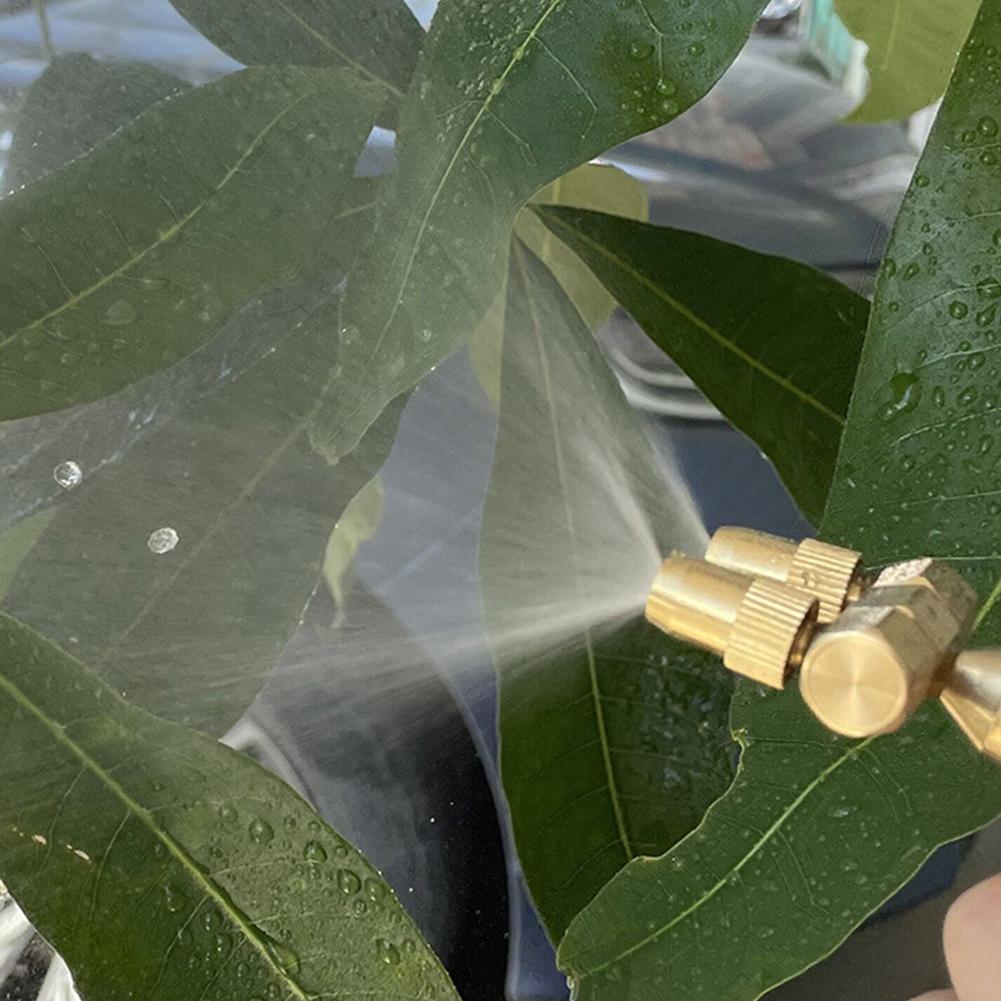 Double/Single Head Reciprocating Spray Push-Pull Bottle Copper Pump Spray Head With Retractable Rod Manual Sprayer