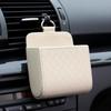 Car Auto Tidy Storage Bag Coin Bag Air Vent Hanging Phones Case Organizer Holder Pounch Box Faux Leather Storage Boxs Car Universal Organizer