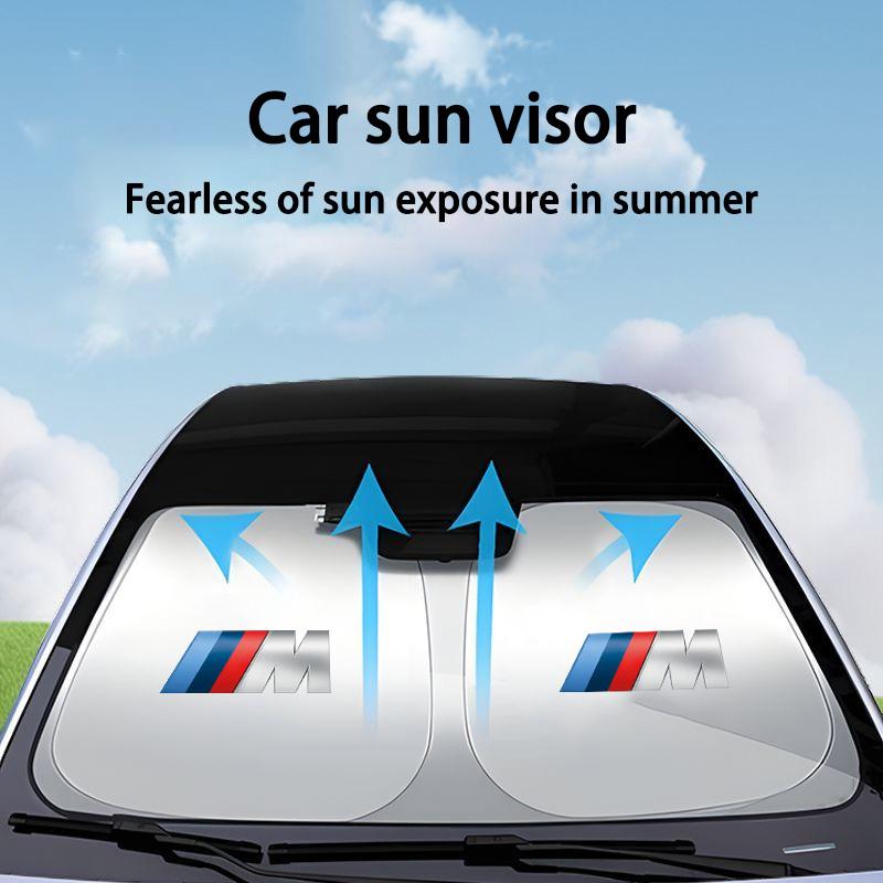 Car Windshield Sun Shade Covers Visors Front Window Sunscreen Protector Parasol For BMW M E91 X5 E70 F11 E30 F31 X3 F25 E61 E83 UQ9