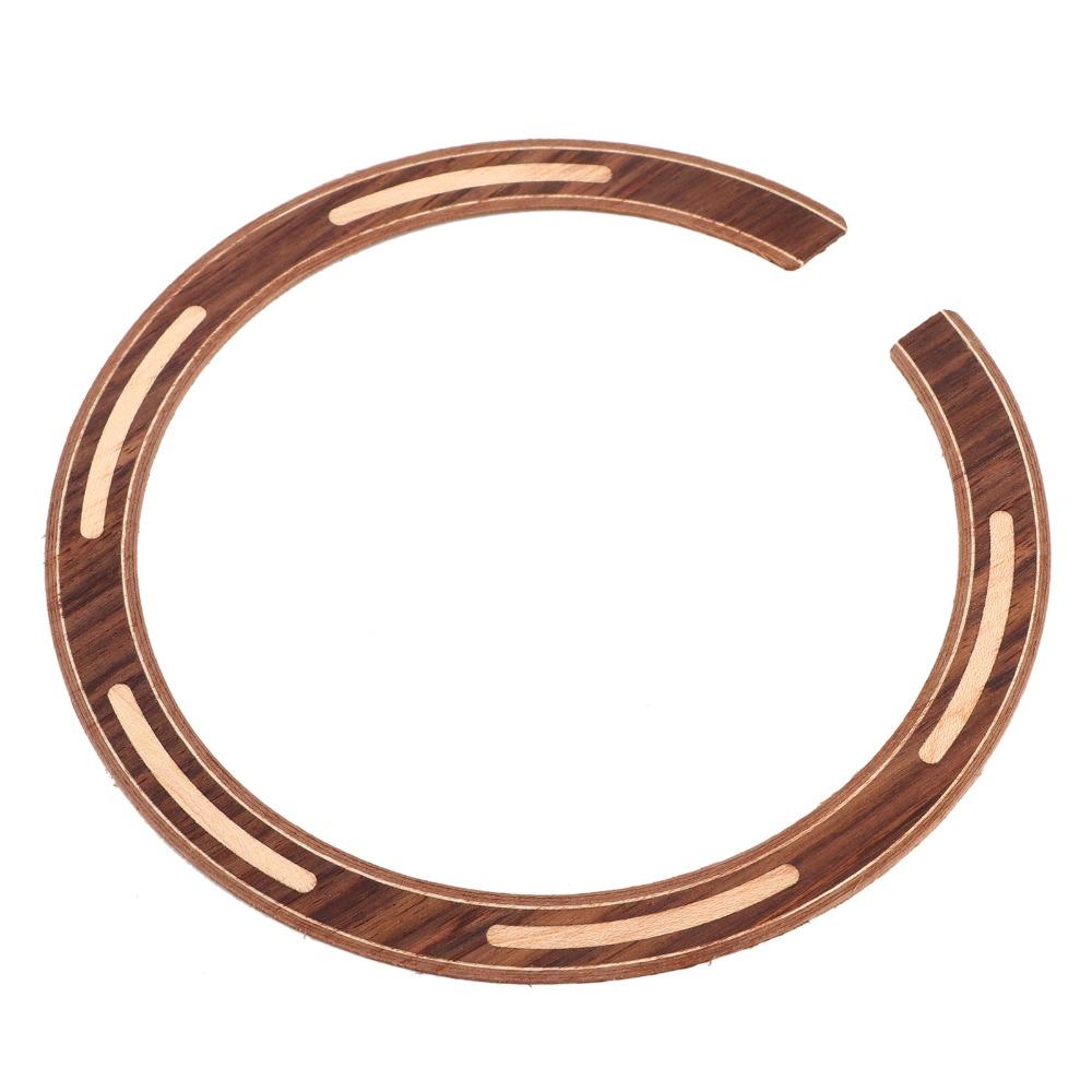 2PCS Self-Adhesive Guitar Soundhole Ring Wood Guitar Soundhole Sticker For Acoustic Guitar