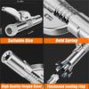 Grease Coupler Quick Lock Nozzle Heavy Duty High Pressure Double Handle Gear Grease Coupler No Oil Leakage Upgraded Version