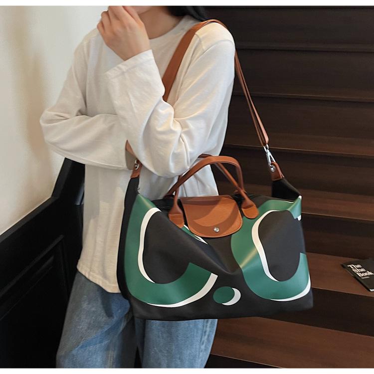 Женская легкая водонепроницаемая дорожная сумка-даффл большой вместимости для деловых и коротких поездок