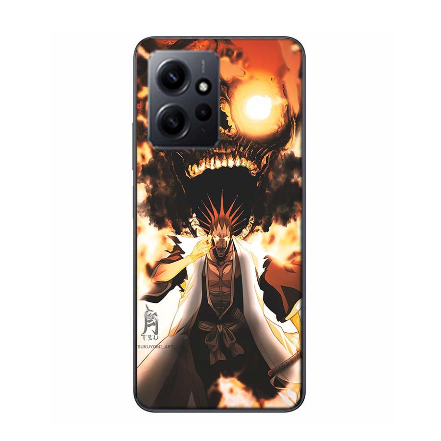 BLEACH Zaraki Kenpachi Phone Case For Redmi Note 14 15 Pro 5G 13 12 Pro Plus 11 11T 11E 11S 10 Pro 10S 9 9S Cover Cell Clear TPU