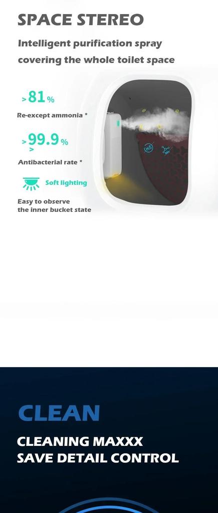 Cat little box Petkit MAX-2 Intelligent self-cleaning automatic cat box with application international version Pura Latest Model