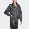 Adidas X Stella McCartney Run Ult Jacket Color Block Printed Hooded Woven Jacket Women Jacket Gray EA2162