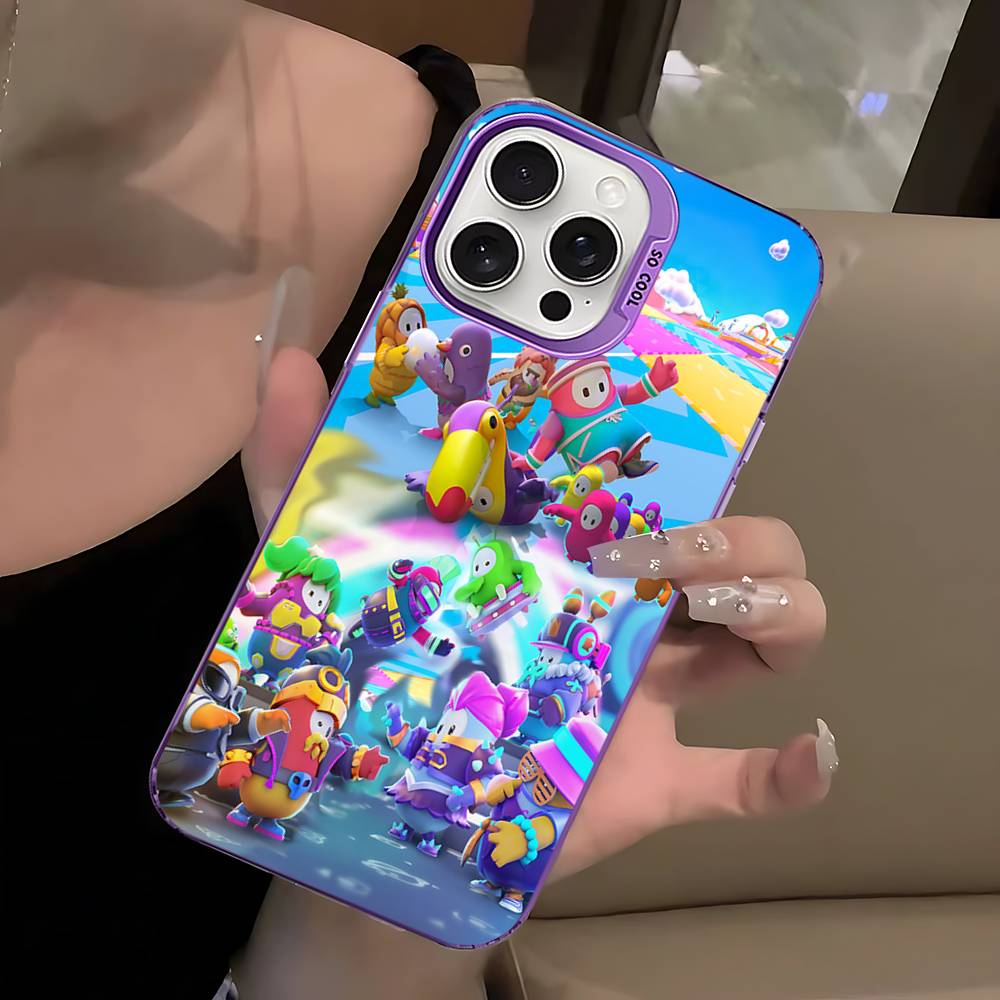 F-Fall G-Guys Party Game Color Phone Case For IPhone 17 16 15 14 13 12 11 Pro Max Plus Pro Shell