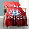 Bayern Munich Customize Your Name Blanket Multi-purpose Personalized Blanket Soft & Cozy for Picnics Livingroom Office Chair Nap Ideal for All Seasons