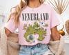 Retro Peter Pan Neverland Flying Company Never Grows Up Shirt Four Seasons Pure Cotton Suitable for Both Unisex and Women