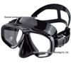 Маска для дайвинга с линзами из закаленного стекла для миопии, поддерживает различные диоптрии 100-900 для каждого глаза
