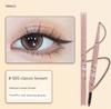 Weizi Coffee Series Double-Ended Eyeliner Gel Pen Waterproof, Sweat-Proof, Smudge-Proof, Long-Lasting Eyeliner Pen for Lower Eyelid