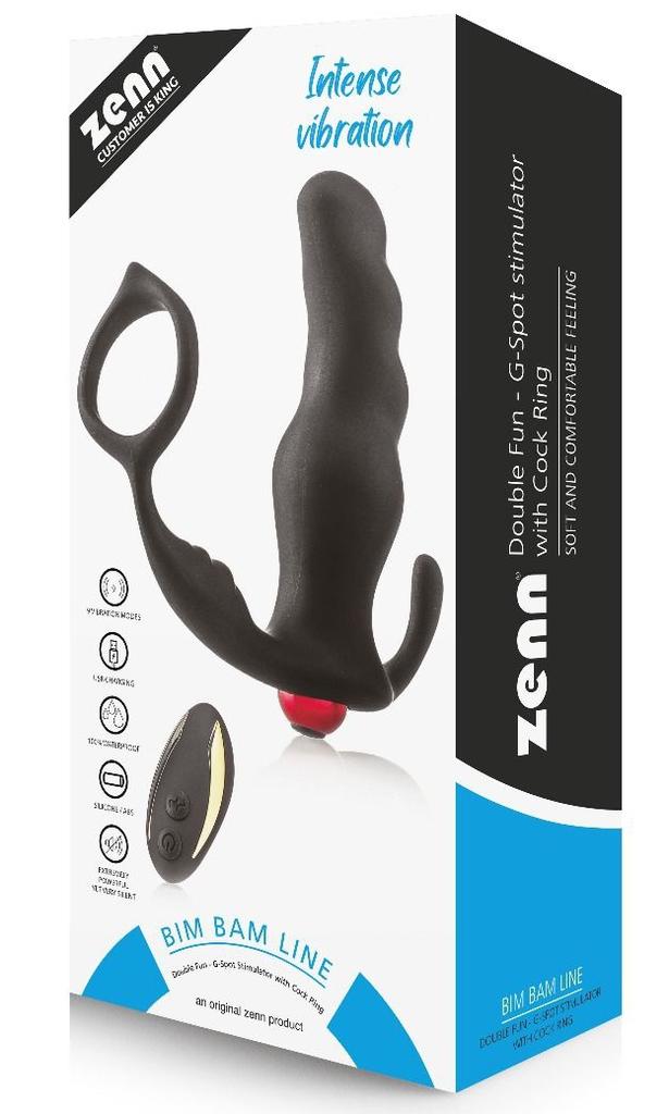 Cockring - Intense Vibration Vibrating Plug 10 X 3.8cm