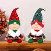 Cartoon Christmas Faceless Doll Plush Faceless Doll Ornament Christmas Elf Doll Desktop Ornament